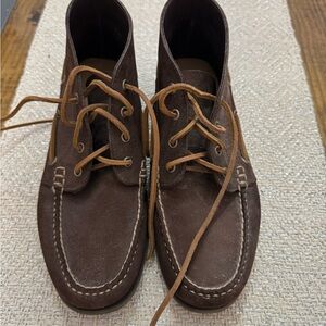 J. Crew Brown Suede Chukka Boots